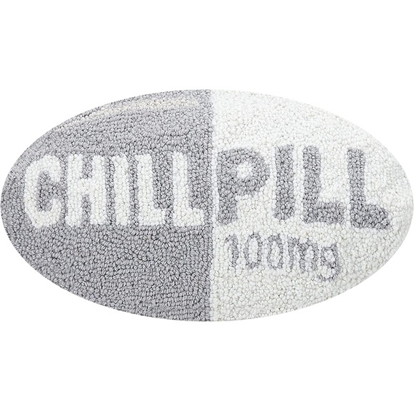 Chill Pill Throw Pillow - Picture 1 of 4